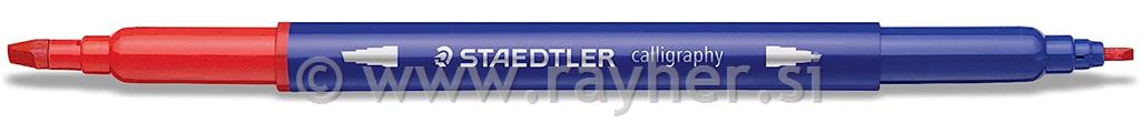 Flomastri Staedtler Calligraphy, obojestranski, set 12