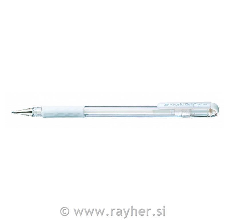 Pentel Roler Gel Metallic Hybrid Gel Grip K118 Bel