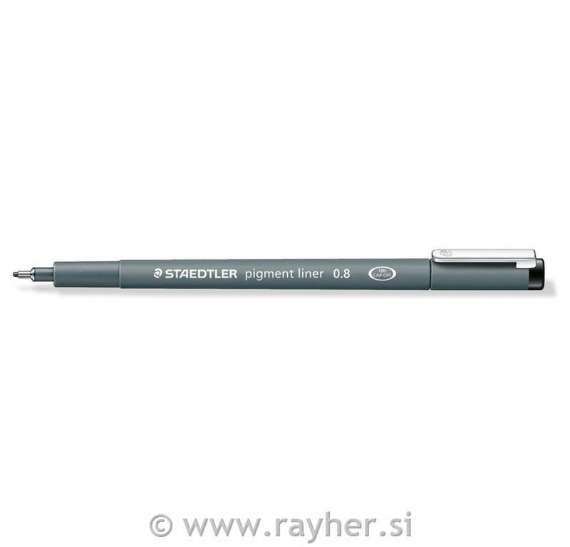 PIGMENT LINER 0,8 mm črn
