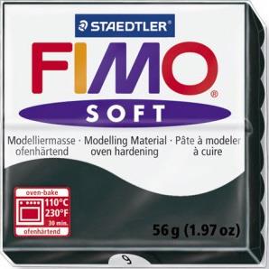 FIMO Soft polimerna masa 9, črna