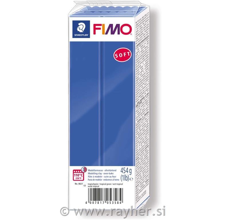 FIMO Soft polimerna masa 33, bril.modra 454g