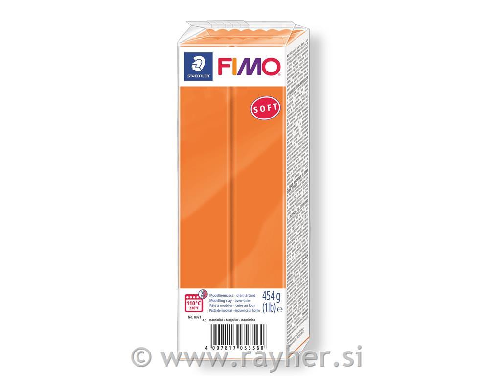FIMO Soft polimerna masa 42, tangerine 454g