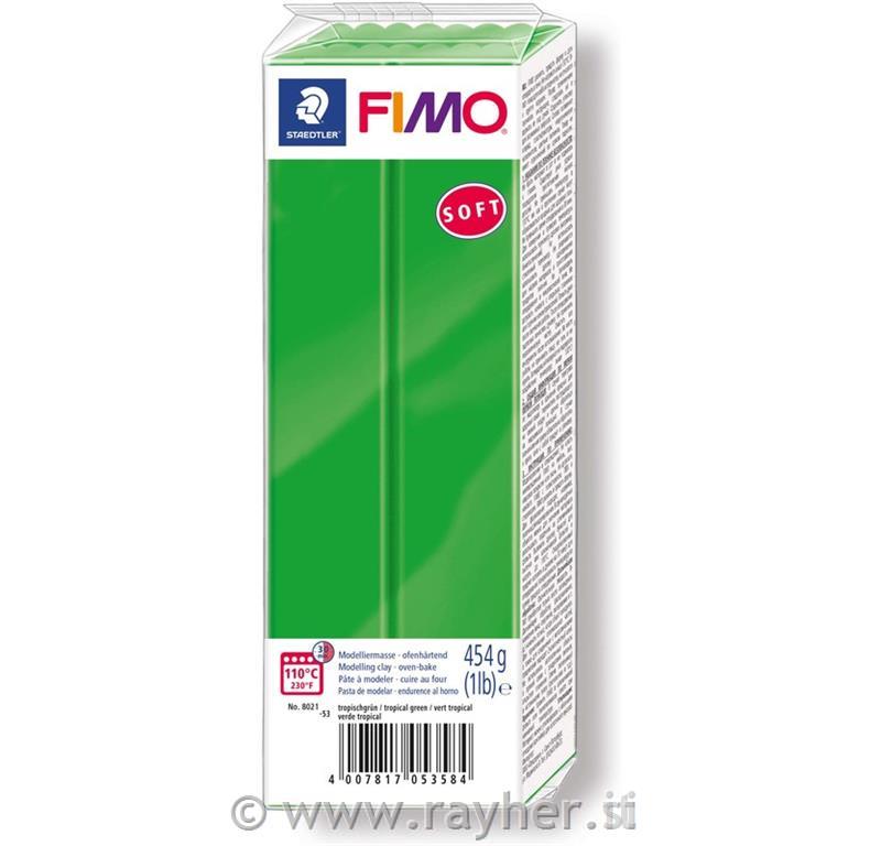 FIMO Soft polimerna masa 53, trop.zelena. 454g