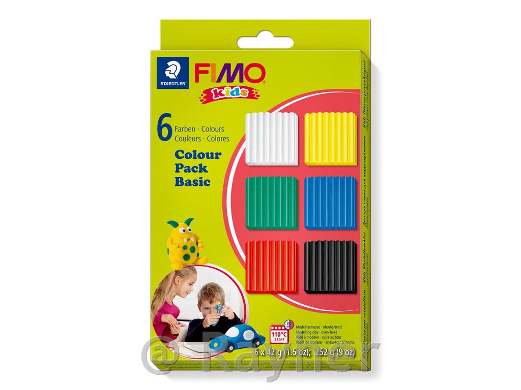 FIMO Kids osnovni set Basic, 6x42 g