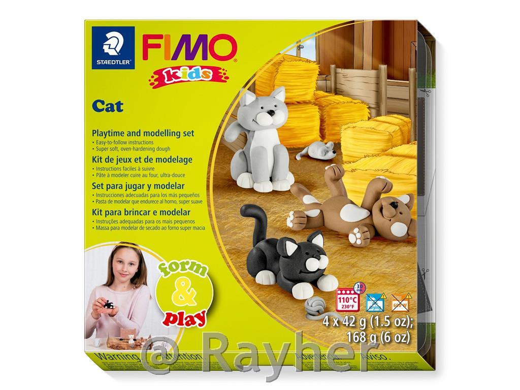 FIMO Kids set Mucki 4x42g, modelirka, navodila, scena