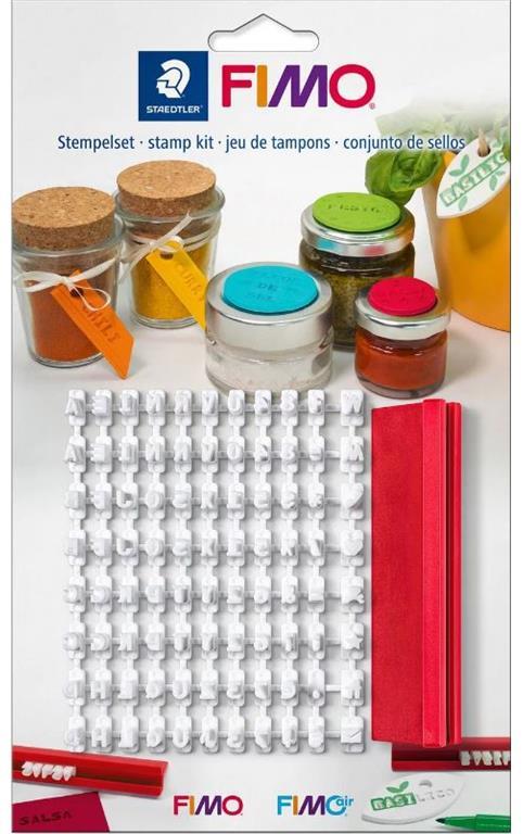 FIMO Alphanumeric stamps
