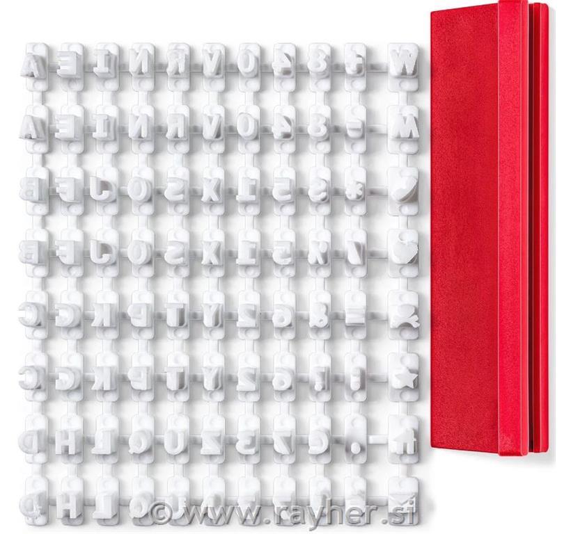 FIMO Alphanumeric stamps