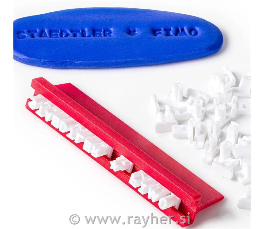 FIMO Alphanumeric stamps