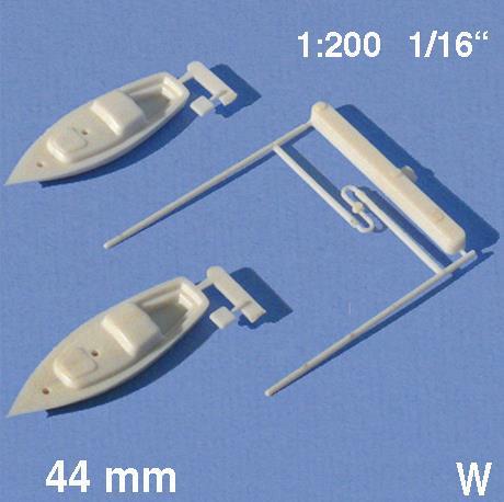 Jadrnica z jadrom L =44 mm, bela