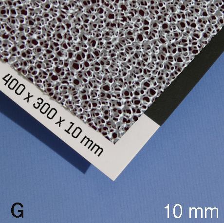 PLANT FOAM SHEET 300 x 400 MM10 MM, WHITE10 PPI / COARSE