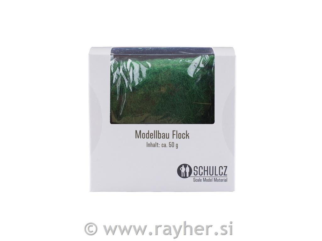 Vlakna zelenje temno zelena 50 g,