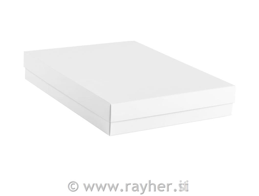 Škatla za voščilnice, bela, C6