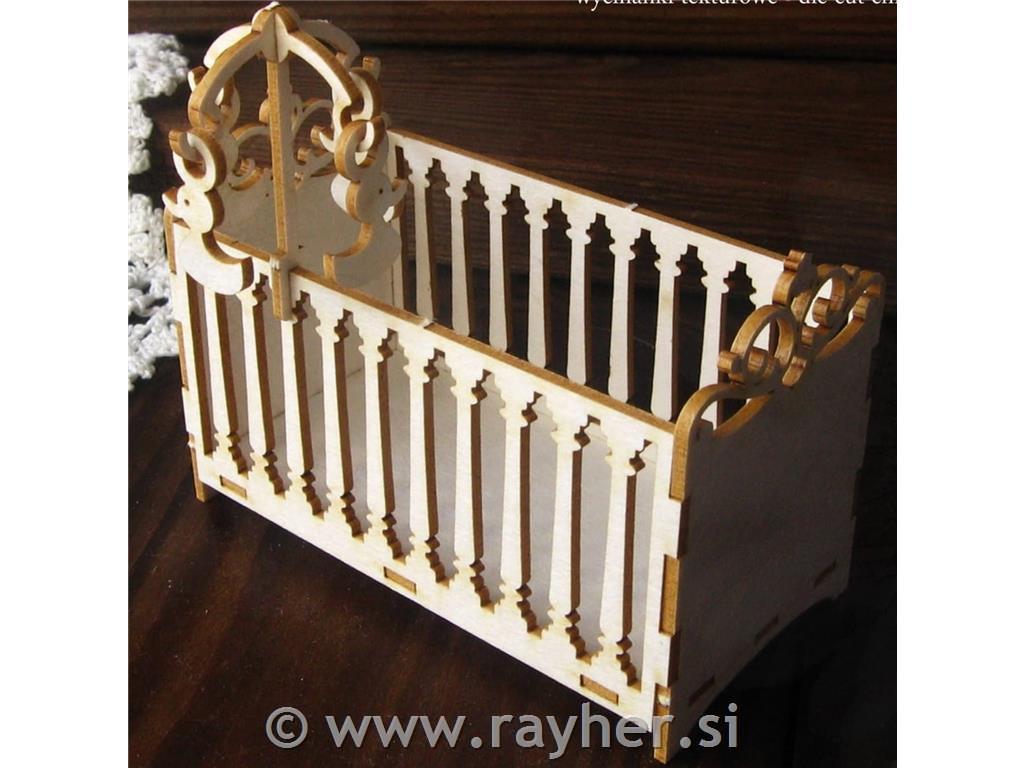 IZREZ IZ LEPENKE, 3D, BABY POSTELJA