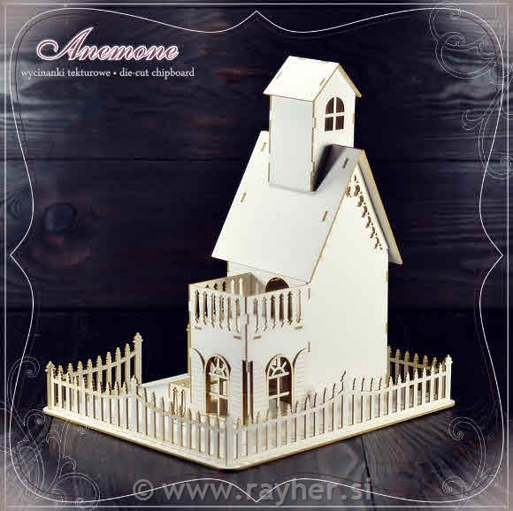 IZREZ IZ LEPENKE, HIŠA 3D