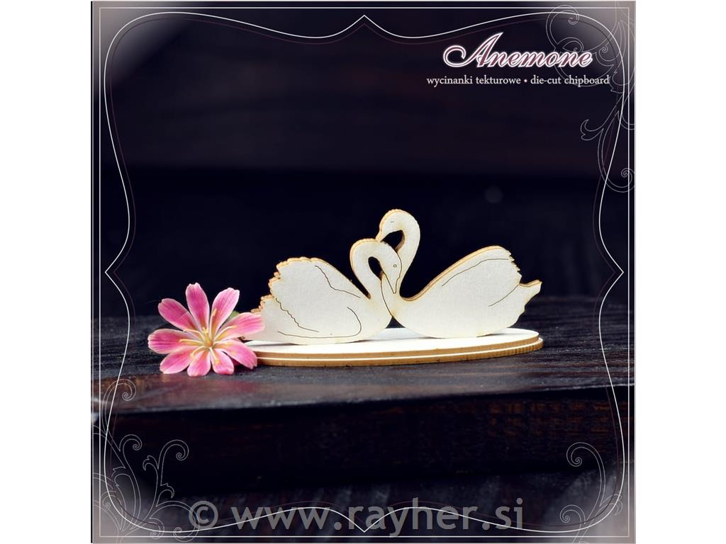 IZREZ IZ LEPENKE, DVA LABODA, 3D