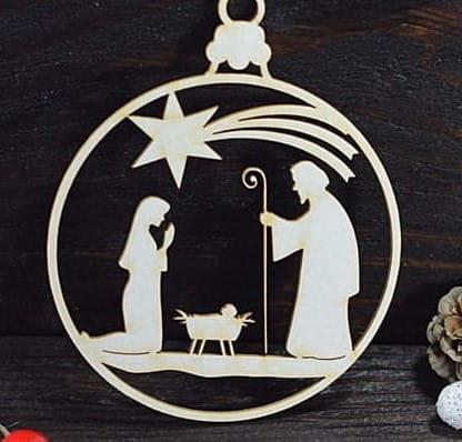 IZREZ IZ LEPENKE, SVETA DRUŽINA V BALONČKU