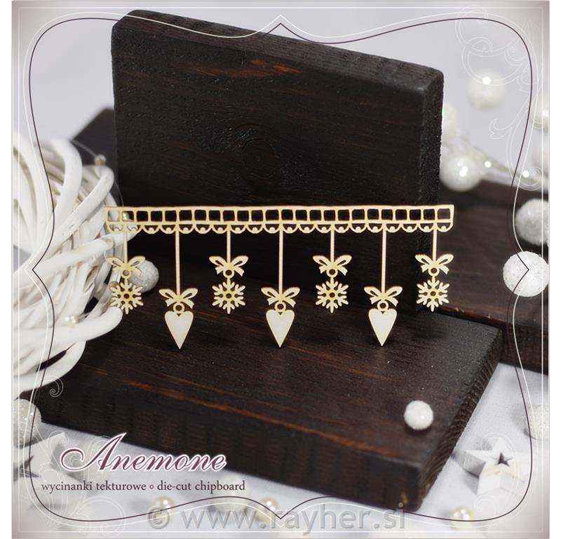 IZREZ IZ LEPENKE, BOŽIČNI DEKOR