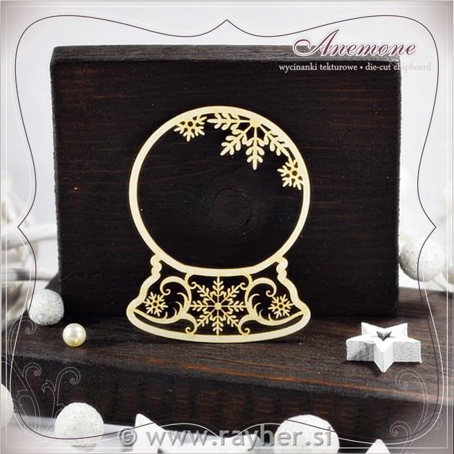 IZREZ IZ LEPENKE, SNEŽNA KROGLA PRAZNA