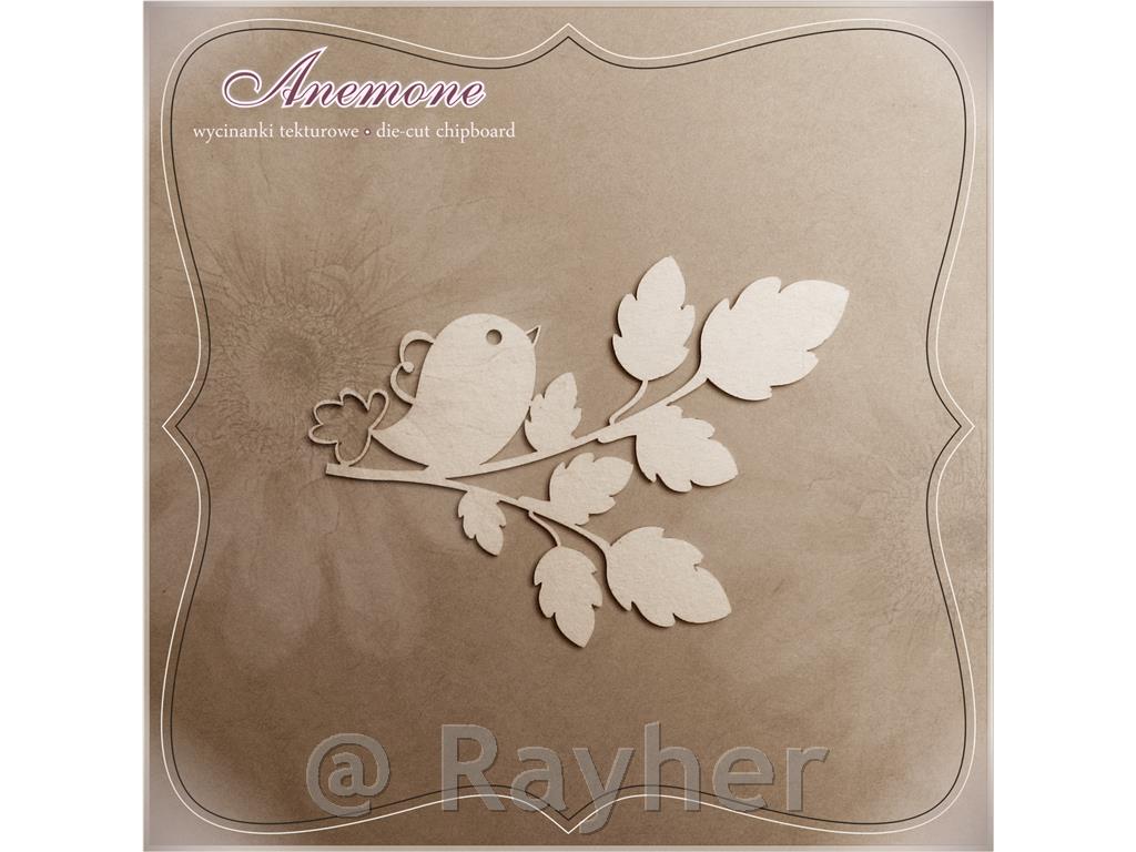 IZREZ IZ LEPENKE,PTIČEK NA VEJI