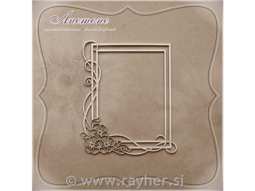 IZREZ IZ LEPENKE, PRAVOKOTNIK "FLORA"