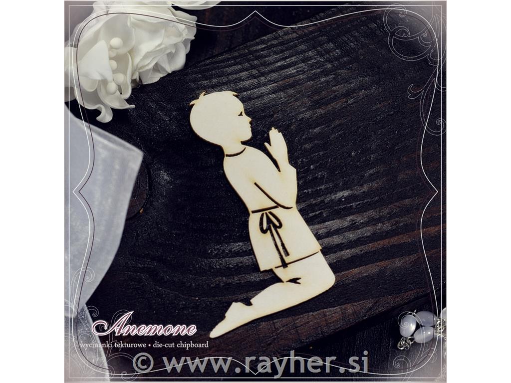 IZREZ IZ LEPENKE, DEČEK PRI MOLITVI