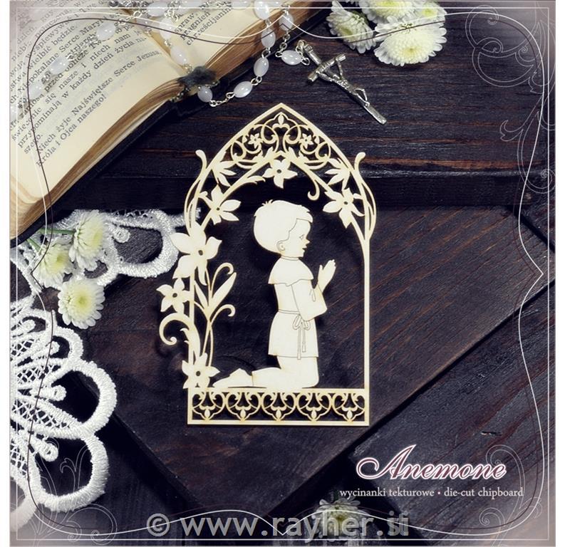 IZREZ IZ LEPENKE, DEČEK PRI OBHAJILU