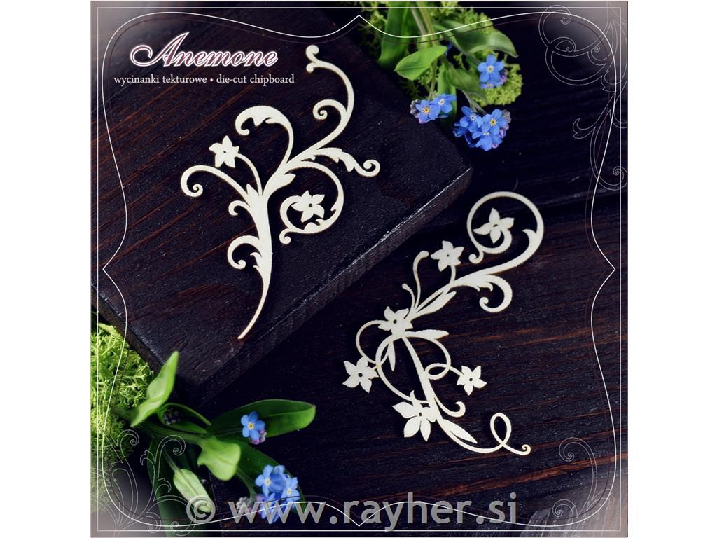 IZREZ IZ LEPENKE, CVETLIČNI DEKO