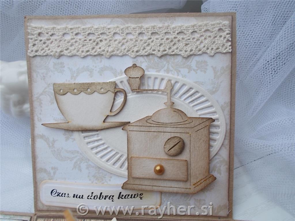 IZREZ IZ LEPENKE,KAVNI MLINČEK S TABLICO