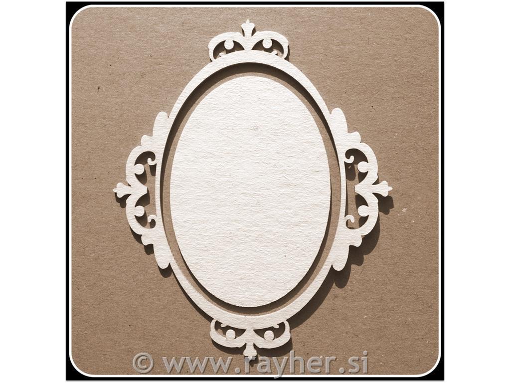 IZREZ IZ LEPENKE, OKVIR OVAL "UPANJE"