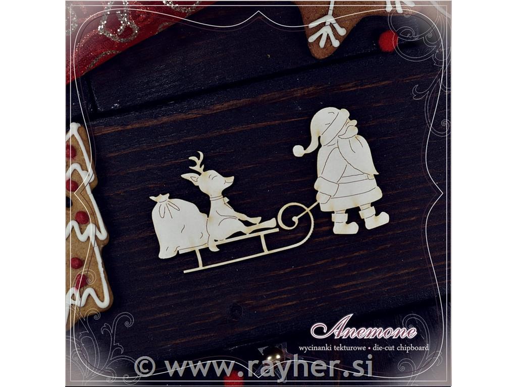 IZREZ IZ LEPENKE BOŽIČEK IN JELEN