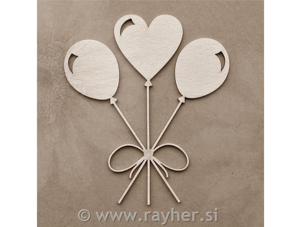 IZREZ IZ LEPENKE, TRIJE BALONI