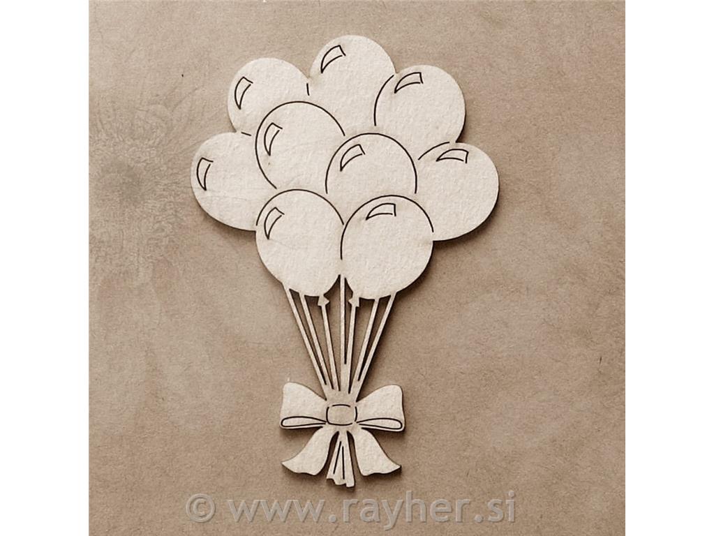 IZREZ IZ LEPENKE, BALONI S PENTLJO