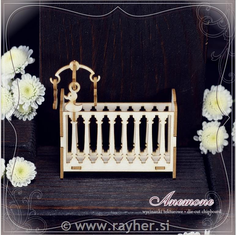 IZREZ IZ LEPENKE, 3D, BABY POSTELJA