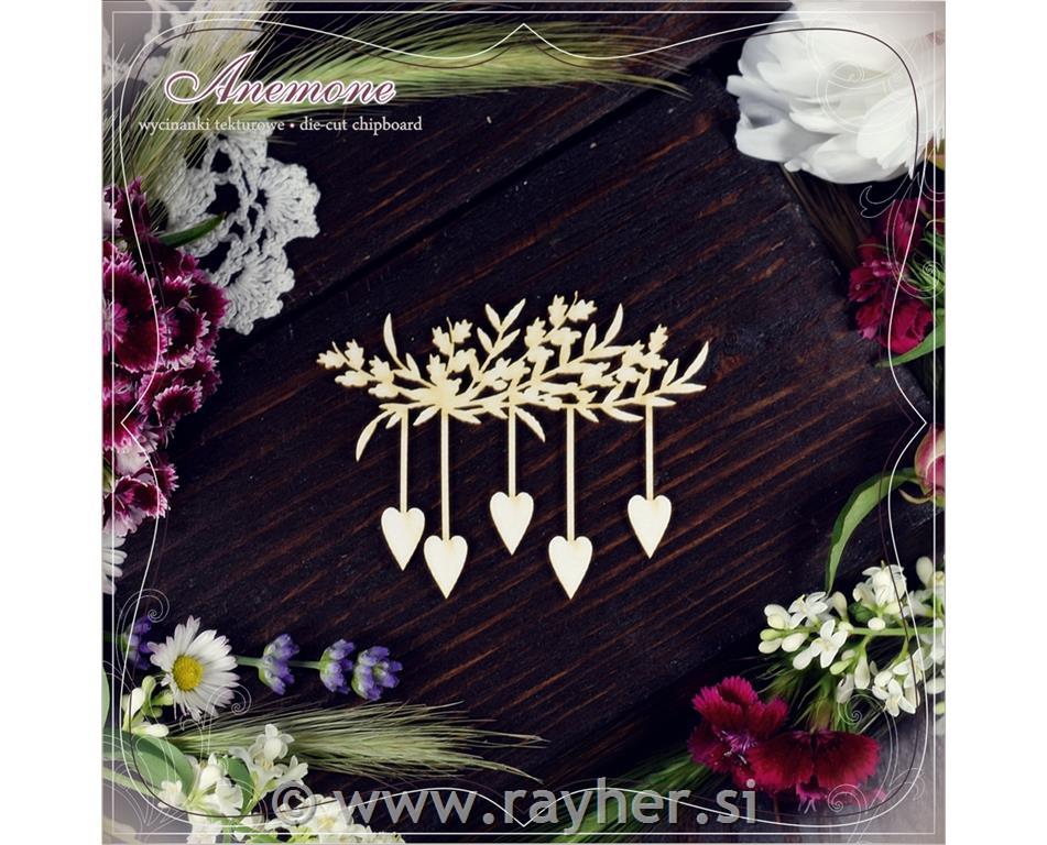 IZREZ IZ LEPENKE, SRČKI GIRLANDA