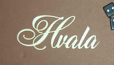 IZREZ IZ LEPENKE, HVALA