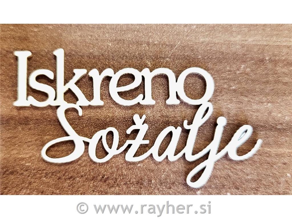 IZREZ IZ LEPENKE, ISKRENO SOŽALJE