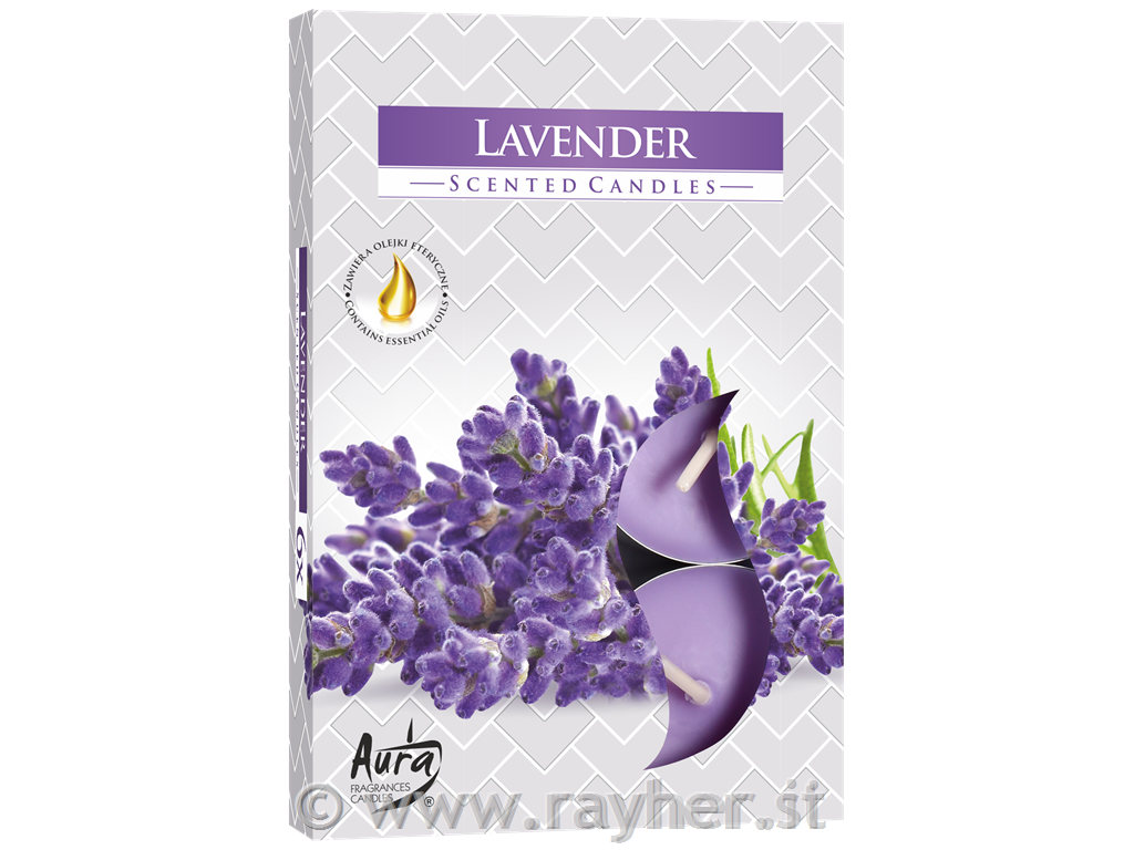 Scented tealight candles set 6