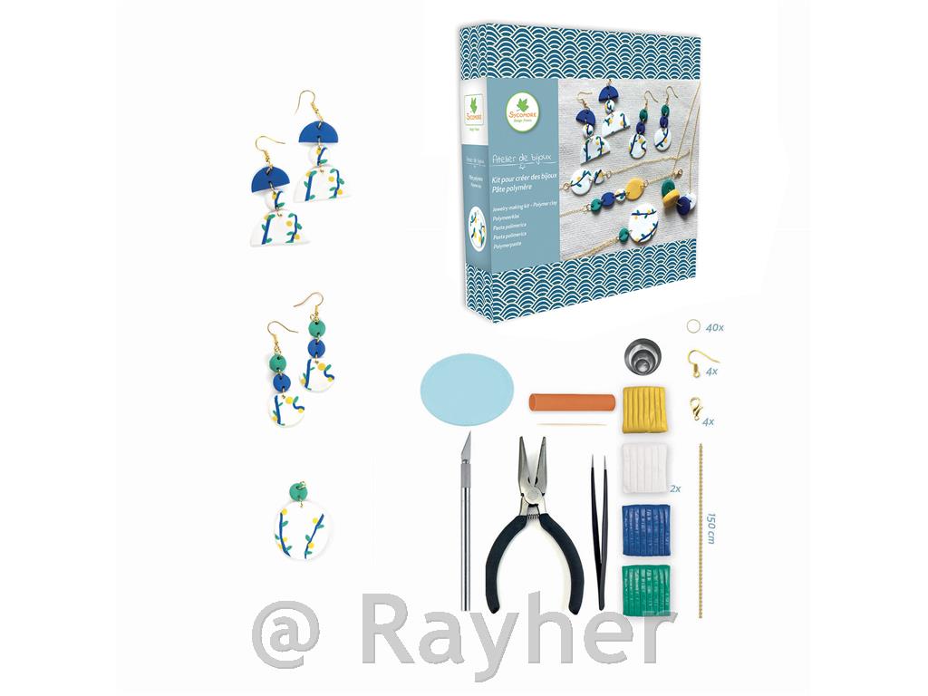 Ustvarjalni set Atelier de bijoux, Nakit iz polimerne mase