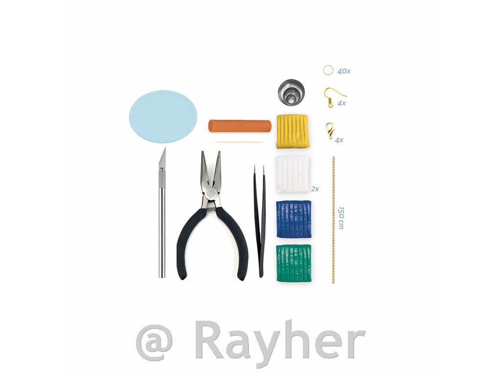 Ustvarjalni set Atelier de bijoux, Nakit iz polimerne mase