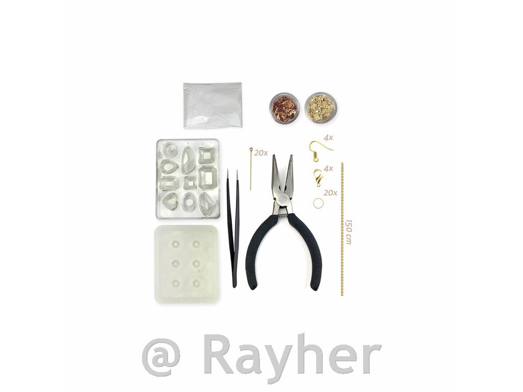 Ustvarjalni set Atelier de bijoux, Nakit iz kreativnega betona