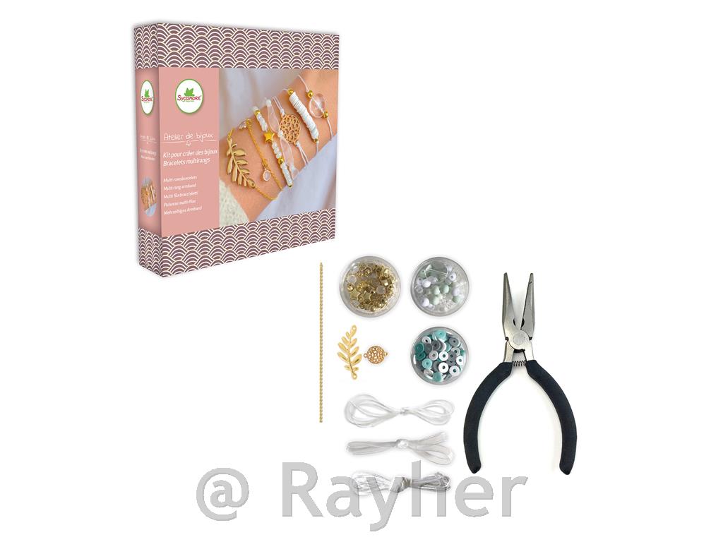 Ustvarjalni set Atelier de bijoux, Večplastne zapestnice