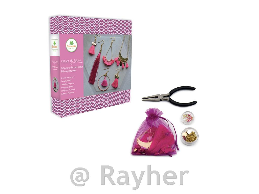 Ustvarjalni set Atelier de bijoux, Pompom nakit