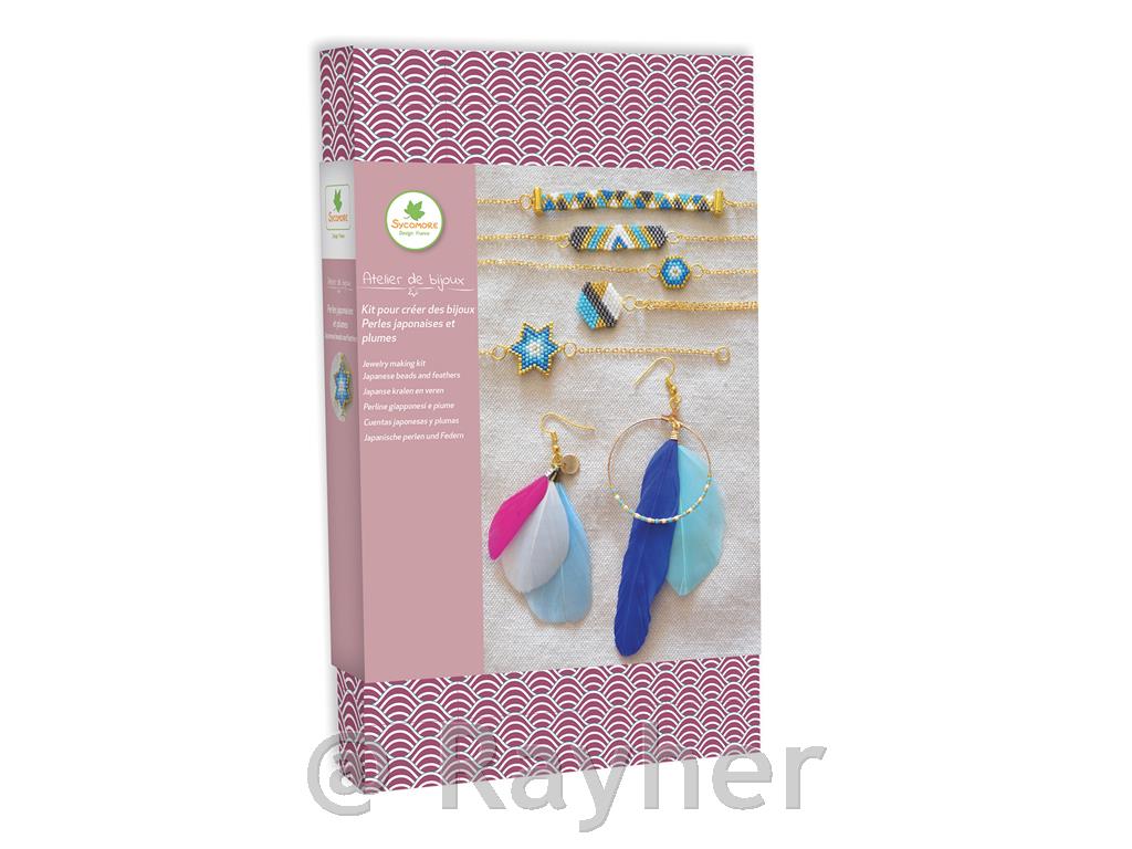 Ustvarjalni set Atelier de bijoux, Nakit iz japonskih perl in peres