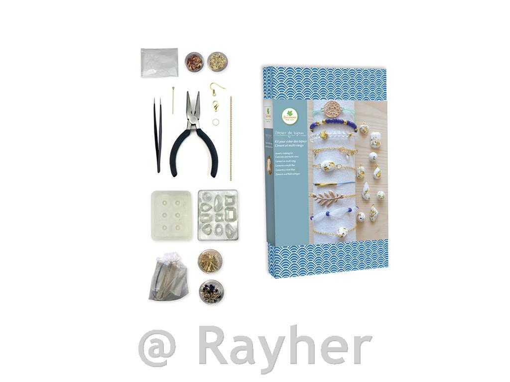 Ustvarjalni set Atelier de bijoux, Večplastne zapestnice, kreativni beton