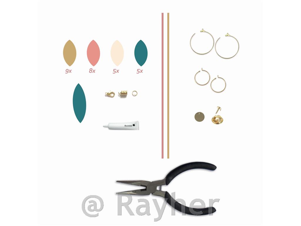 Ustvarjalni set Atelier de bijoux, Nakit iz usnja