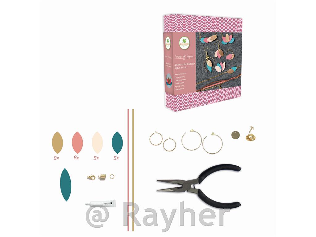 Ustvarjalni set Atelier de bijoux, Nakit iz usnja