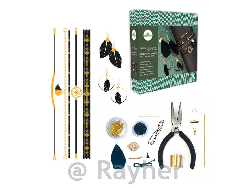 Ustvarjalni set Atelier de bijoux, Nakit iz peres