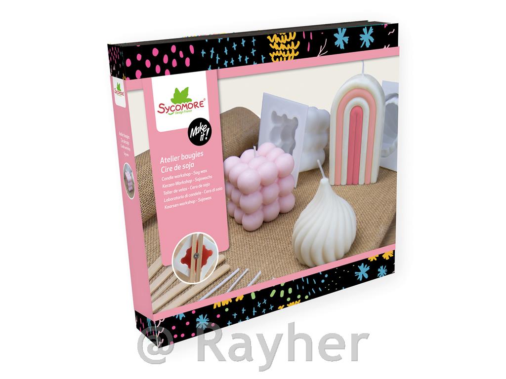 Ustvarjalni set Make It, Izdelava sojinih sveč
