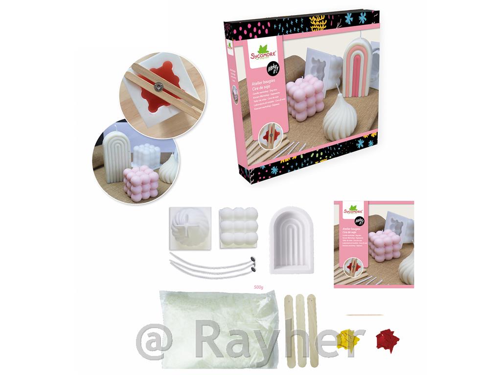 Ustvarjalni set Make It, Izdelava sojinih sveč