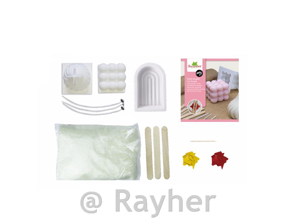 Ustvarjalni set Make It, Izdelava sojinih sveč